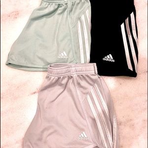 Girls Adidas Dri-Fit Running Shorts